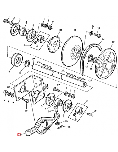 Furca Variator Vant John Deere Z11693