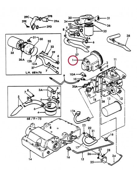 Ford New Holland 83913537, D8NN600FA Ford New Holland 83913537, D8NN600FA