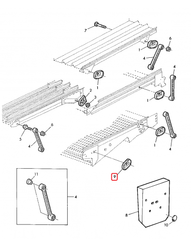 Garnitura John Deere Z60317, Z64043