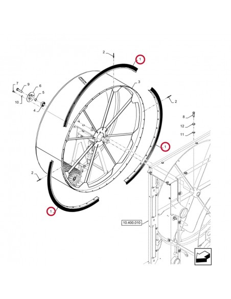 Brush, Revolving Dust Screen