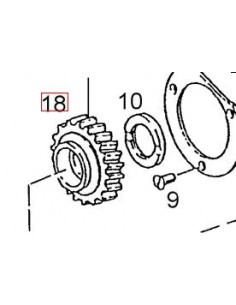 Pinion Transmisie 155700220097 GEAR 40Km/h Z-34 155700220097