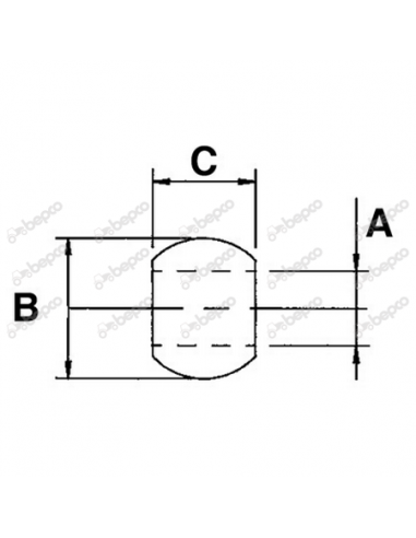 Bila Tirant Ø 37.3x56x41 mm Cat 2/3