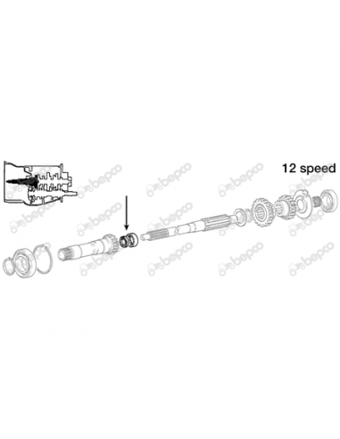 Simering Ø 30x38x6 mm Massey Ferguson 883935M2, 883935M3, 883935M4, 883935R4