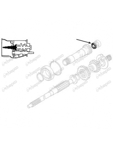 Simering Ø 30x38x6 mm Massey Ferguson 883935M2, 883935M3, 883935M4, 883935R4