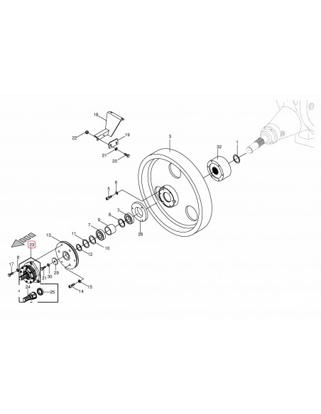 Friction Disc Ø 97x160x3.2 mm