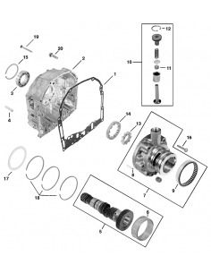 Ax Transmisie Power Shift John Deere RE44027 2