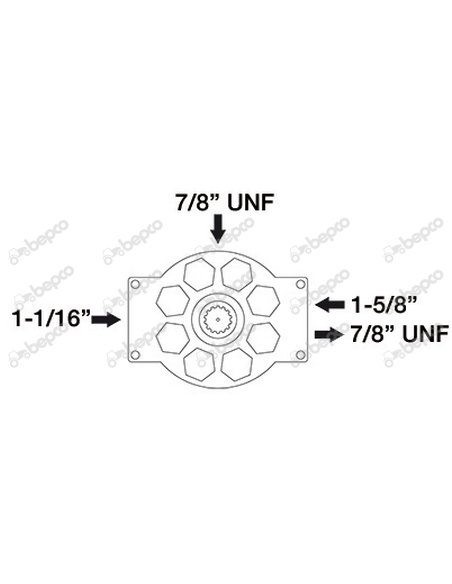 Pompa Hidraulica 40 Cm³ - 1'' 1/16 AR97872
