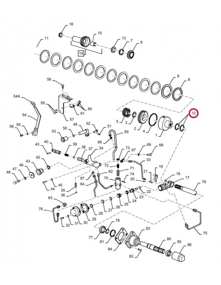 Ford New Holland 81809513, 8313283, 313283 Ford New Holland 81809513, 8313283, 313283