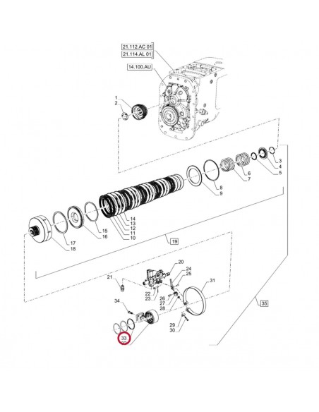 Ford New Holland 81809513, 8313283, 313283 Ford New Holland 81809513, 8313283, 313283