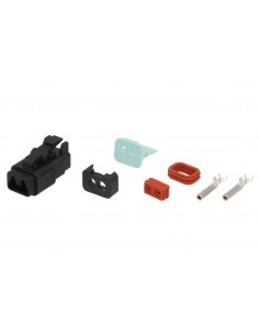 Wire Plug 2 Pins, Rectangular, Deutsch 9861354, 155-2269, 1552269, 5010293087, 8067321 2