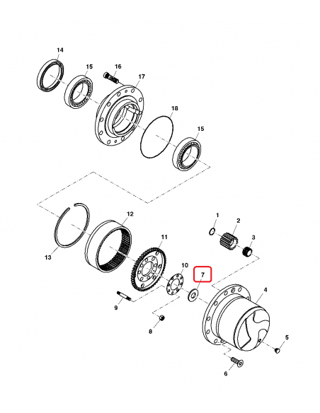 Washer, Friction Disc DANA Spicer 112.06.017.02, 1120601702 Washer, Friction Disc DANA Spicer 112.06.017.02, 1120601702