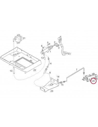 Cilindru Servo Ambreiaj 31.8x54 mm 1-31-723-101, 04411564.4
