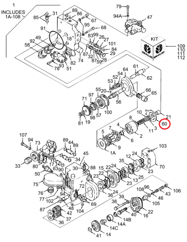 Valve Plate, Hydraulic Pump Ford New Holland  81867956, F1NN871AA