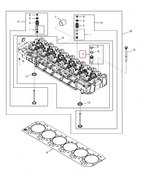 John Deere RE509297, RE517435, RE543935
