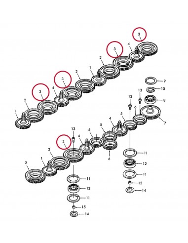 Gear 75x145 mm 56143120,274074, 80274074, CC19317,