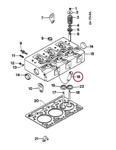 Palnie Injector 11 mm 3132025R1, 3137025R1,