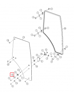Saiba Gaura Patrata 9x60x4 mm John Deere L77651 2