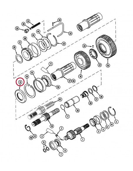 Simering PTO 68.2x111.3x10.95 mm Case International A175136, McCormick A175136 Simering PTO 68.2x111.3x10.95 mm Case International A175136, McCormick A175136