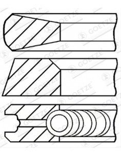 Segmenti Piston 111.77 - 3.00x2.38x4.76 mm 87802834 2