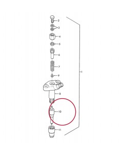 Nozzle, Fuel Injector 6801135, 81867537, DG6801135, F1NN9E527CA 2