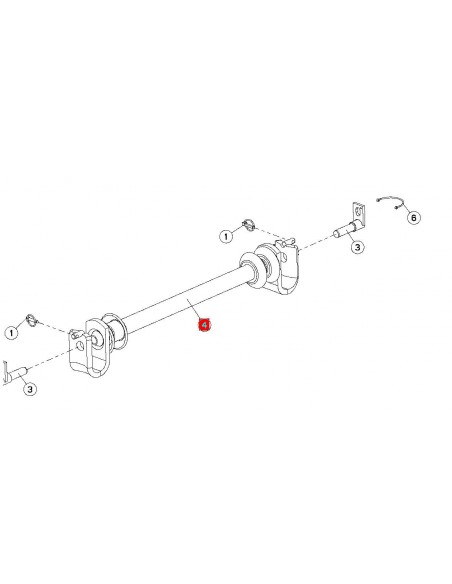 Ax, Cardan Transversal Cuplare CAT 3 Kuhn Huard 586100, H586100 Ax, Cardan Transversal Cuplare CAT 3 Kuhn Huard 586100, H586100