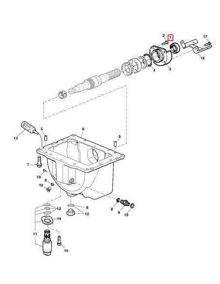 Seal Ø 44.45x63.50x12 mm AL79750 Seal Ø 44.45x63.50x12 mm AL79750