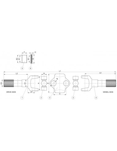 Seal 40x60x18.5 mm AL165307