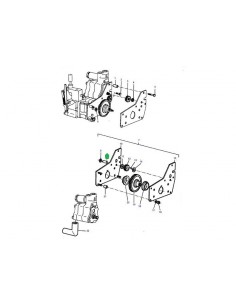 Shaft, Pump Massey Ferguson 1666146M2 2