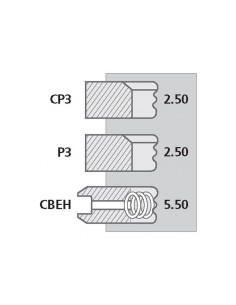 Segmenti Piston 95.00 - 2.5x2.5x5.5 mm 62026 2
