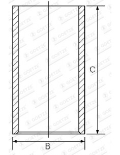 Liner Ø 95x100x187 mm 14-010620-00 2