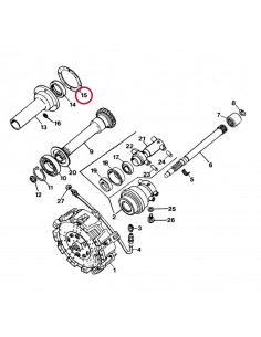 Gasket Case-IH 3134518R1, 3057294R2, 3134552R1 2