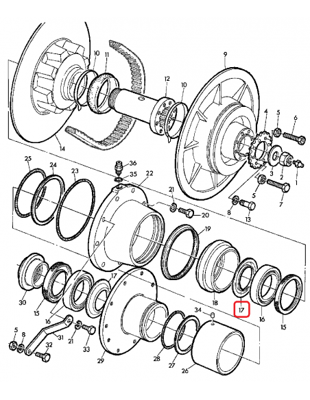 Scraper Ring John Deere Z38152