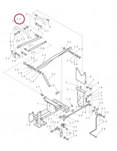Placa FIAT NEW HOLLAND 9826951