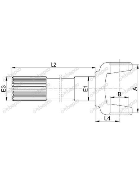 Fork, Yoke Z-21 John Deere AL37071 Fork, Yoke Z-21 John Deere AL37071