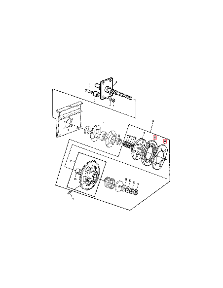 Slip Clutch, Header Z-34 John Deere Z12103