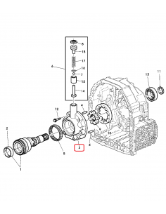 Oil Pump, Manifold Transmission John Deere R130488, R109002, RE163759, AL234168, 2