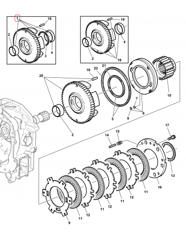 Clutch Kit MARKED R121040 RE57000