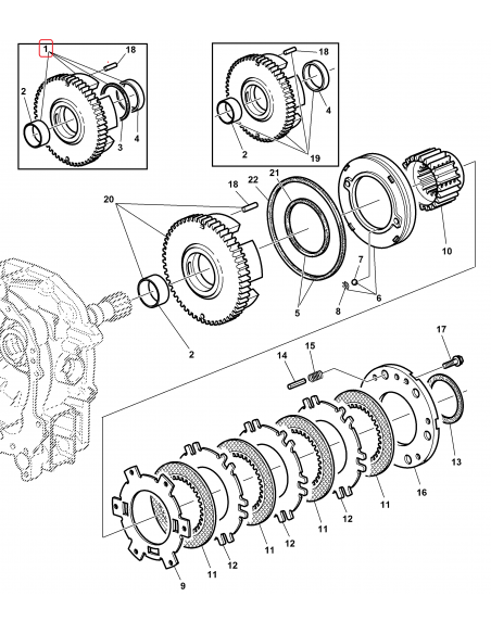 Clutch Kit MARKED R121040 RE57000