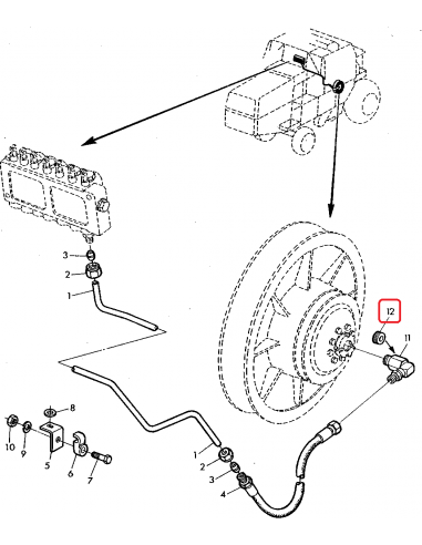 Simering Variator Ø 4x10x4 mm Claas 0002130600, 0006302110, 0006302111, 30211.1