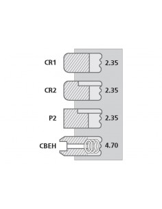 Segmenti Piston 111.76 - 2.35x2.35x2.35x4.70 mm 65997 2