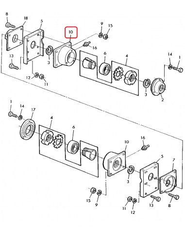 Lagar Rulment Tocator John Deere Z12798, AZ38055