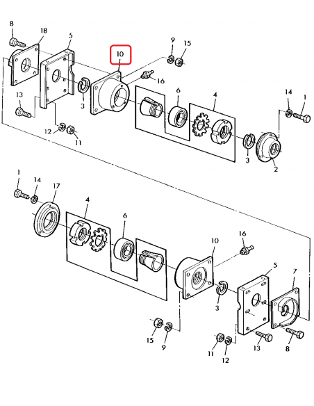 Lagar Rulment Tocator John Deere Z12798, AZ38055