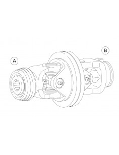 Joint, Wide Angle WG2280 80° - 1 3/8"(6) x OvGA 2