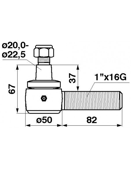 Capat Bara 100 mm 22,65 1"x16 1/8  QAH21345