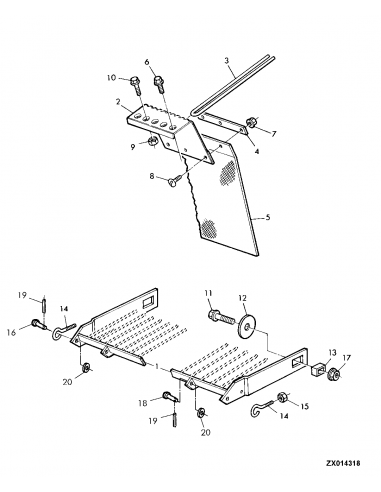 Finger 20,5x300 mm John Deere Z56405