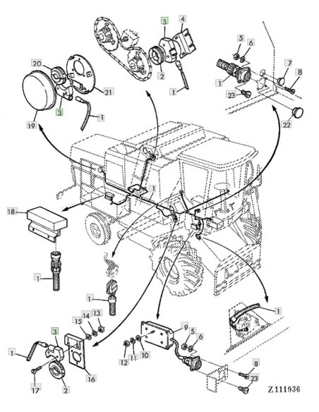 AH131320, AH100011, JDR60467, RE12331, RE12363, R78060,