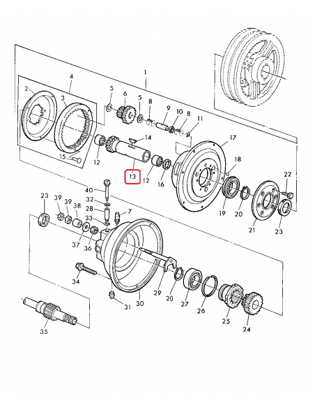 Gear John Deere Z12852
