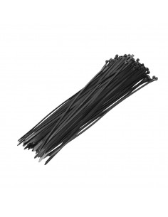 Fasete 4.8x430 mm, negru, set 100 buc