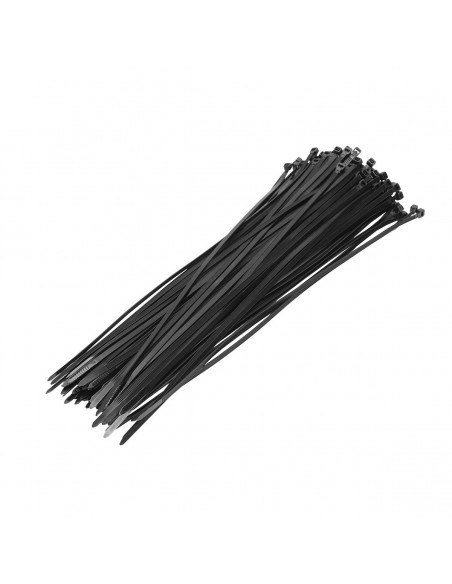 Fasete 4.8x430 mm, negru, set 100 buc