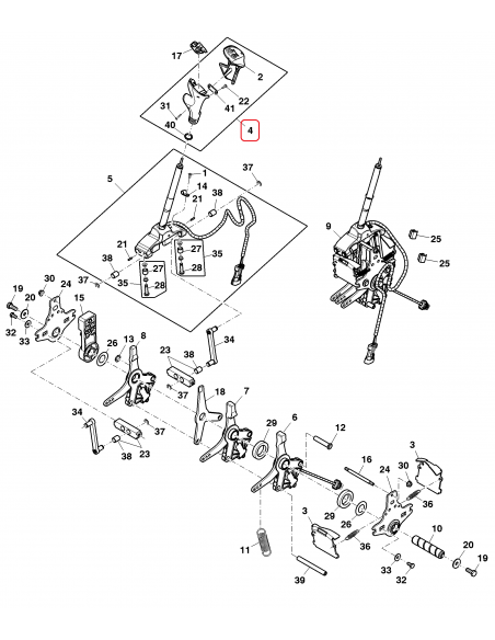 Grip, Range Shifter Rod John Deere AL167625, L165838